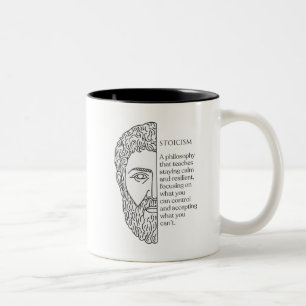 Taza Bicolor Definición de estoicismo