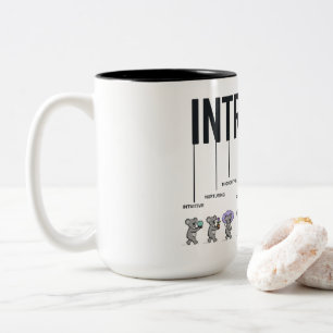 Taza Bicolor Definición de introvertido divertido – Personalida