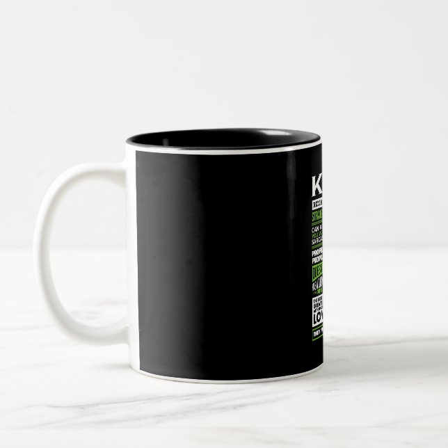 Taza Bicolor Definición de nombre de Chica de Kylie (Izquierda)