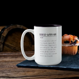 Taza Bicolor Definición de peluca