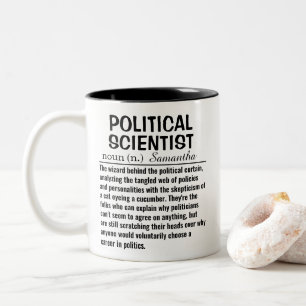 Taza Bicolor Definición de politólogo