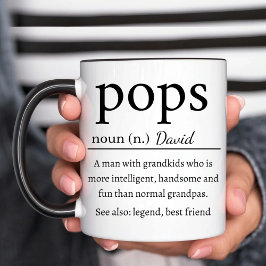 Taza Bicolor Definición de Pops Personalizados 