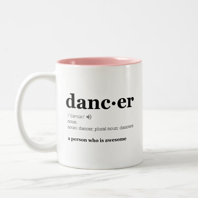 Taza Bicolor Definición de un bailarín (Izquierda)