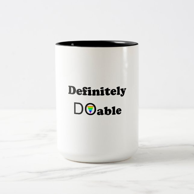 Taza Bicolor Definitivamente Doable (Centro)