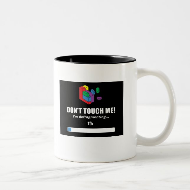 Taza Bicolor Defragment (Derecha)