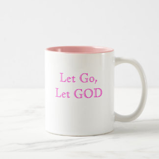 Taza Bicolor Dejado vaya, deje a DIOS