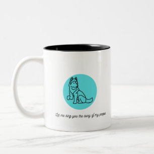 Taza Bicolor Déjame cantarte la canción de mi pueblo