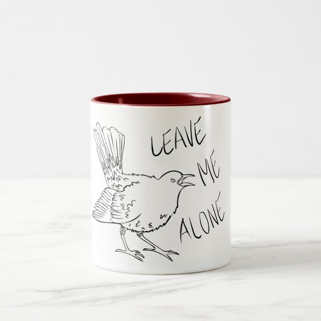 Taza Bicolor Dejarme solo mug (Centro)
