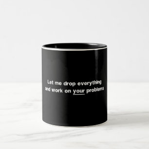 Taza Bicolor Déjeme caer todo