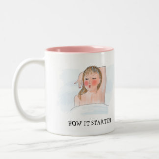 Taza Bicolor Dejemos que todo se vaya divertido aniversario/rel