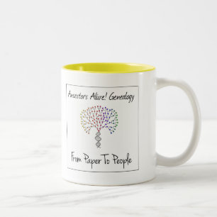 Taza Bicolor Del Papel A La Gente Logo/#allprisins Mug De Dos T