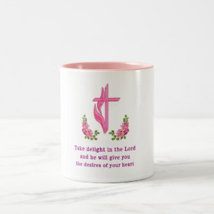 Taza Bicolor deleite en el Señor