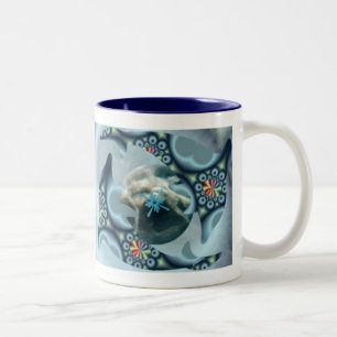 Taza Bicolor Delfínes en Dione
