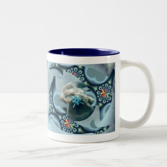 Taza Bicolor Delfínes en Dione (Derecha)