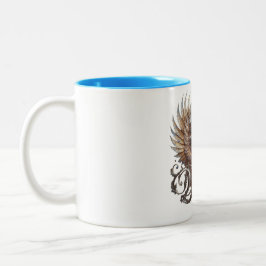 Taza Bicolor "Delfy Band Logo"