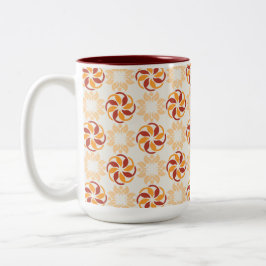 Taza Bicolor Delicia floral moderna