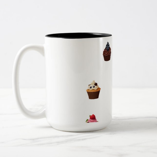 Taza Bicolor Delicias Dulces Deliciosas (Izquierda)