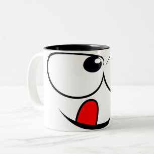 Taza Bicolor Delicioso emoj mug