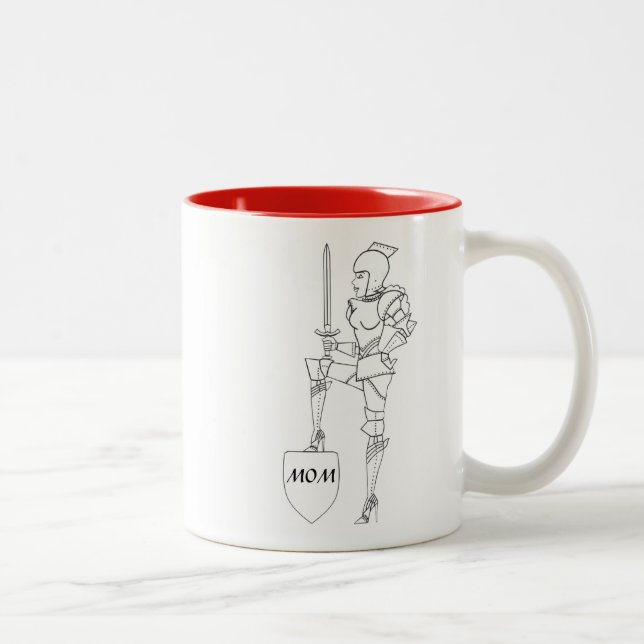 Taza Bicolor Demanda de Armor Diva "MOM" (Derecha)