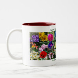 Taza Bicolor Demasiadas flores