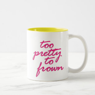 Taza Bicolor Demasiado Bonito para descongelar