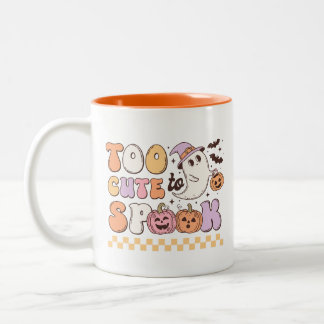 Taza Bicolor Demasiado lindo para hablar de Halloween con un ga