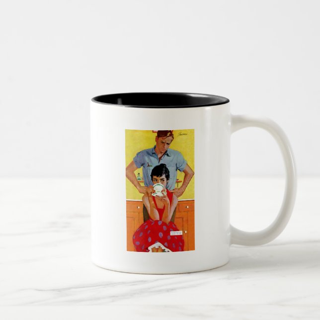 Taza Bicolor Demasiado tarde para inventarse (Derecha)