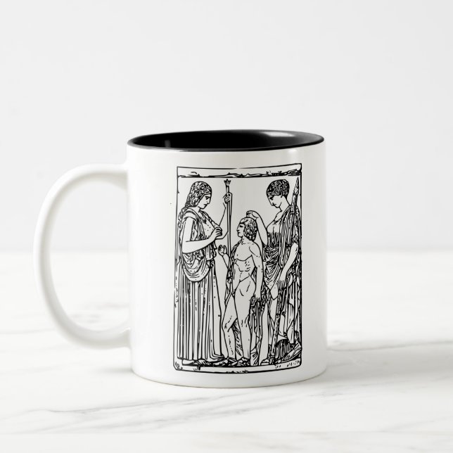 Taza Bicolor Demeter y Persephone (Izquierda)
