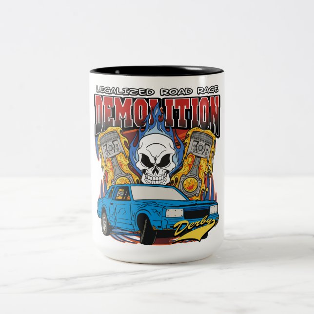 Taza Bicolor Demolición Derby (Centro)