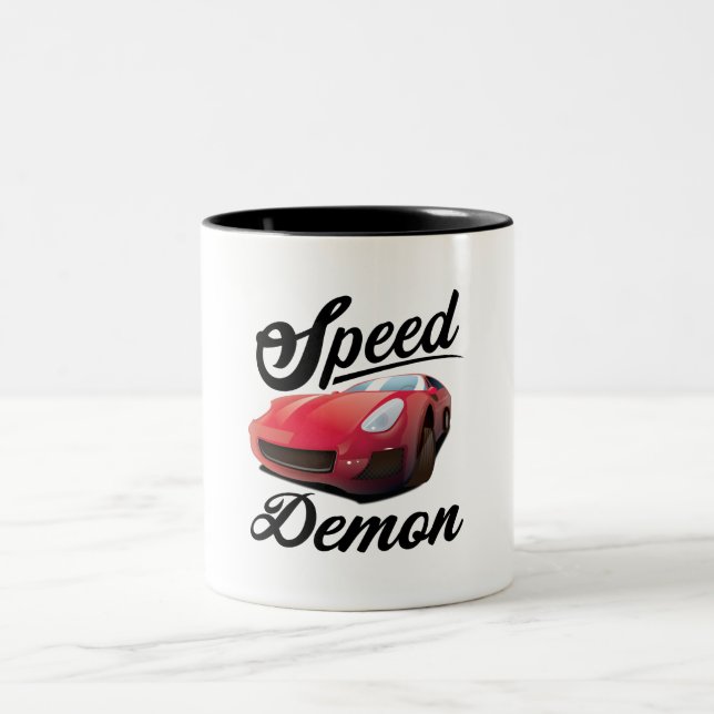 Taza Bicolor Demonio de la Velocidad (Centro)