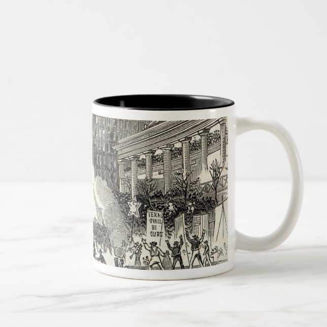 Taza Bicolor Demostración en Jersey City (Derecha)