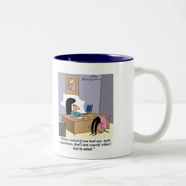 Taza Bicolor ¡Demuestre sus habilidades ágiles! (Derecha)