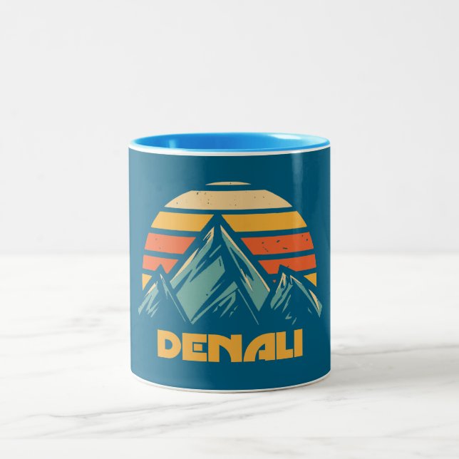 Taza Bicolor Denali Alaska Retro Turquesa (Centro)