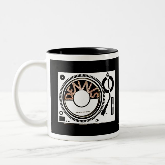 TAZA BICOLOR DENNIS TURNTABLE (Izquierda)