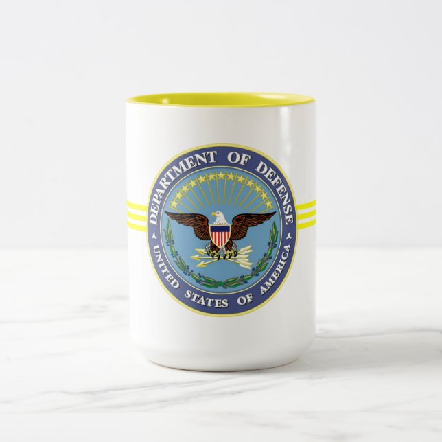 Taza Bicolor Departamento de Defensa de Estados Unidos (Centro)