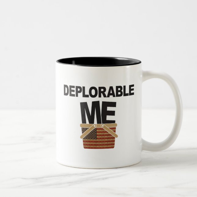 Taza Bicolor Deplorable yo (Derecha)
