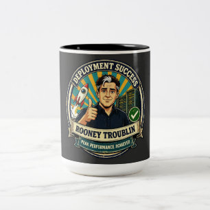 Taza Bicolor Deployment Success Rooney Troublin Gift