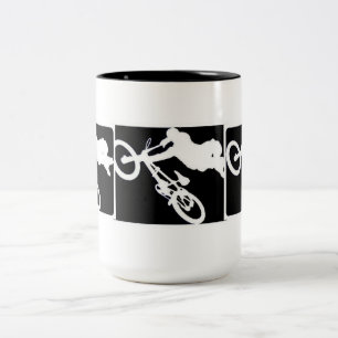TAZA BICOLOR DEPORTES BMX