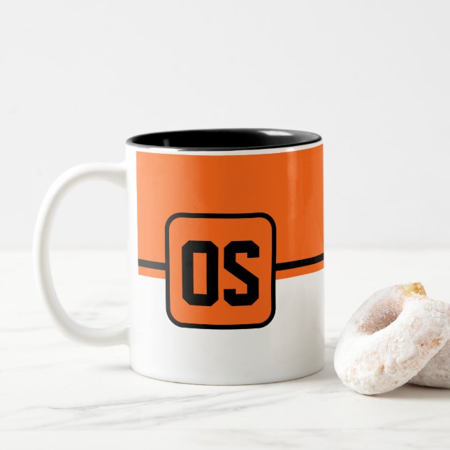 Taza Bicolor Deportes Mug (Con donut)