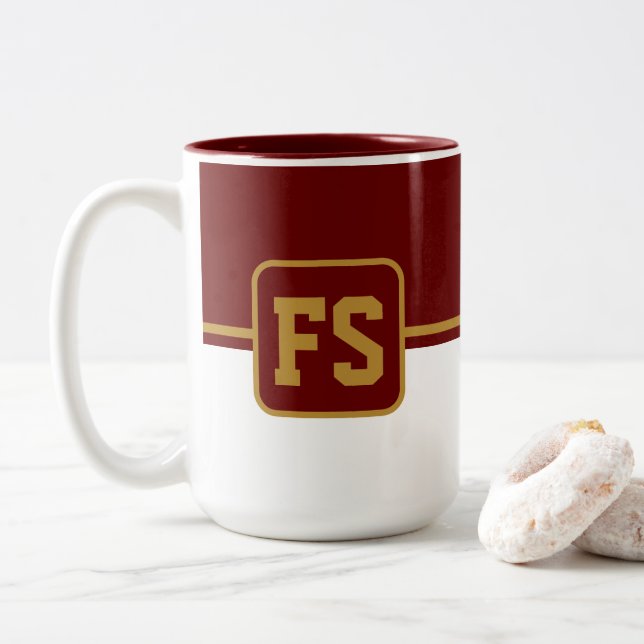 Taza Bicolor Deportes Mug (Con donut)