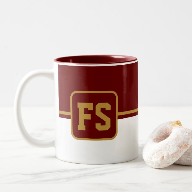Taza Bicolor Deportes Mug (Con donut)