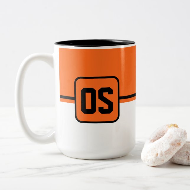 Taza Bicolor Deportes Mug (Con donut)