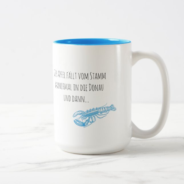 Taza Bicolor Der Apfel / German Mug (Derecha)