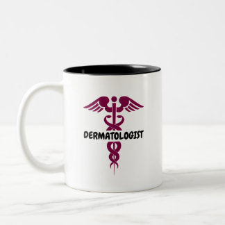 Taza Bicolor Dermatólogo elegante