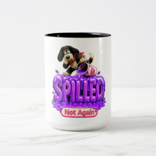 Taza Bicolor Derramado No De Nuevo Divertido Sarcástico