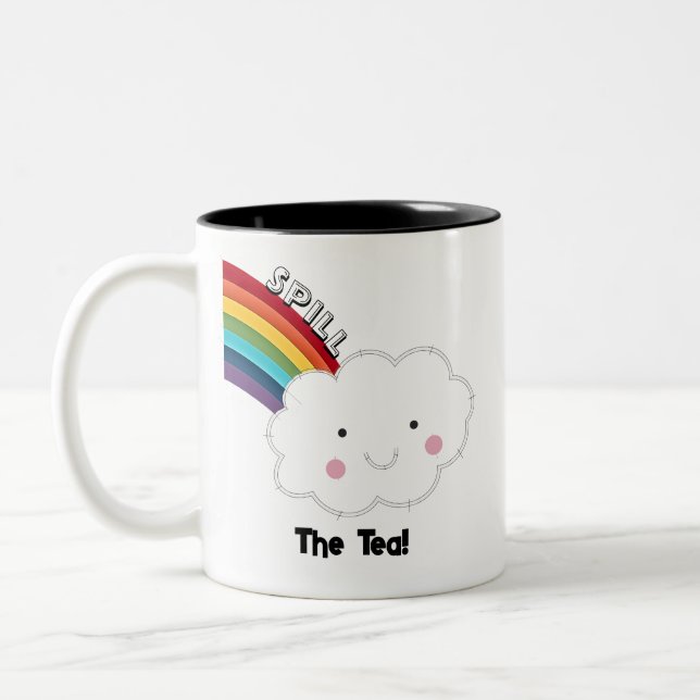 Taza Bicolor Derrame el té (Izquierda)