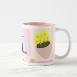 Taza Bicolor Desayuno con Stephanie Deluxe