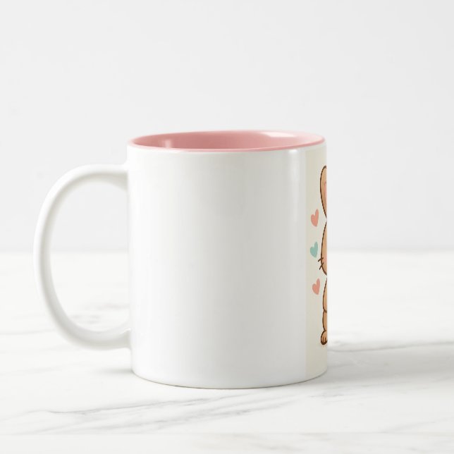 Taza Bicolor Desayuno Mañanero de Bunny (Izquierda)