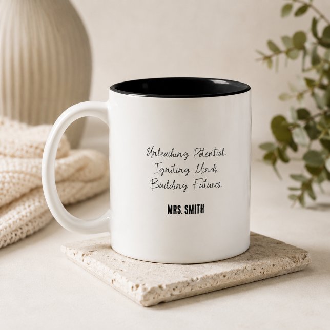 Taza Bicolor Desbloqueando el Potencial Encendiendo Mentes  (Subido por el creador)