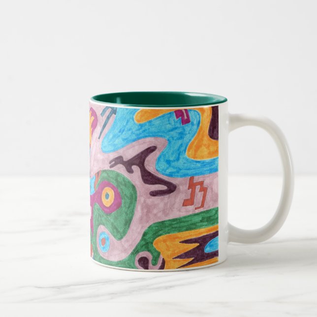 Taza Bicolor Desborde (Derecha)